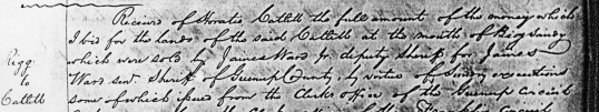 Receipt: Rigg to Catlett, Greenup Co., KY, 24 Apr 1833