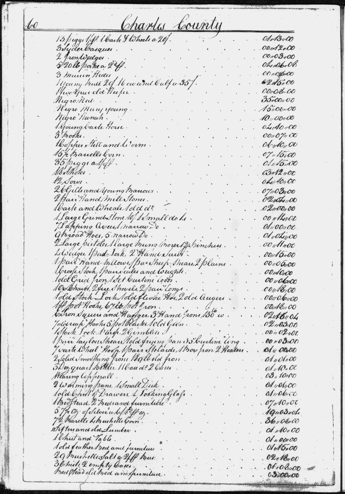 John Bruce's Inventory of 08 Apr 1737, page 60