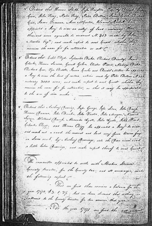 County Court of Pleas and Quarter Sessions, Stokes County, North Carolina, 06 Jun 1794