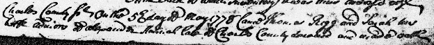 Thomas Rigg, adminstrator of Alexander Hannah