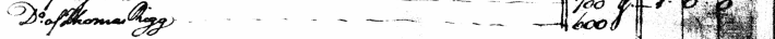 John Bruce's Account, 4 May 1738